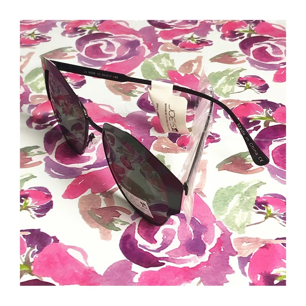 NWT JOE'S JEANS Women's Satin Black Sunglasses